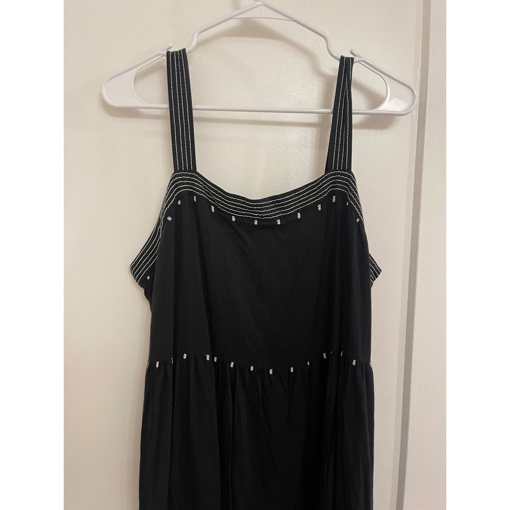 Cottagecore Black Tiered Maxi Dress Old Navy Old Money Vacation Euro